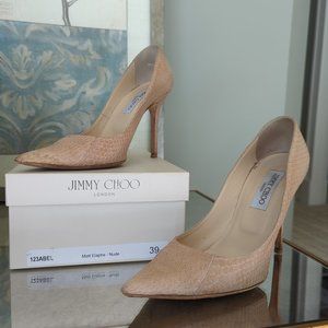 Classic snakeskin pump